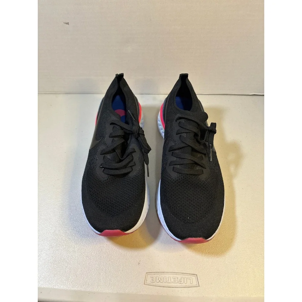 Nike Epic React Flyknit Womens Running Shoes‎ Black Pink Size 13 no box